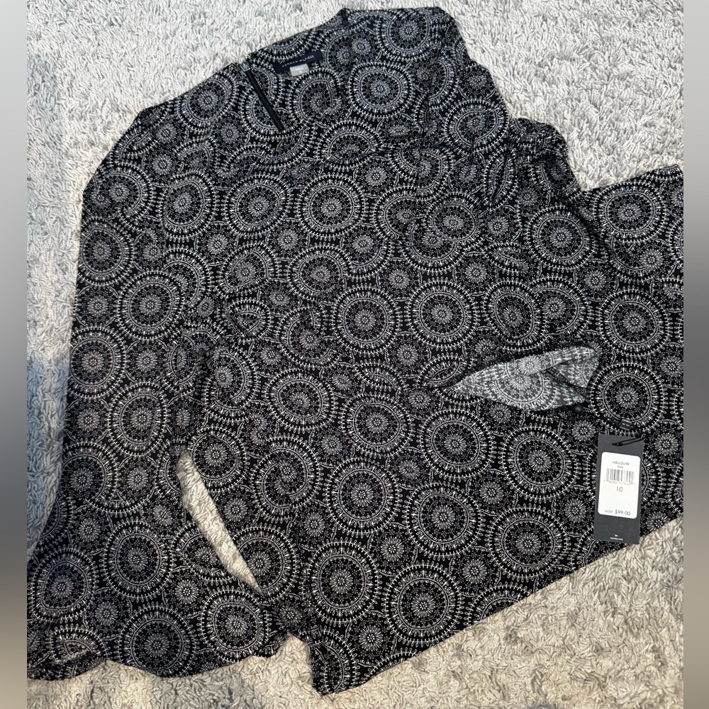 Tommy Hilfiger Black and White Mini Dress
